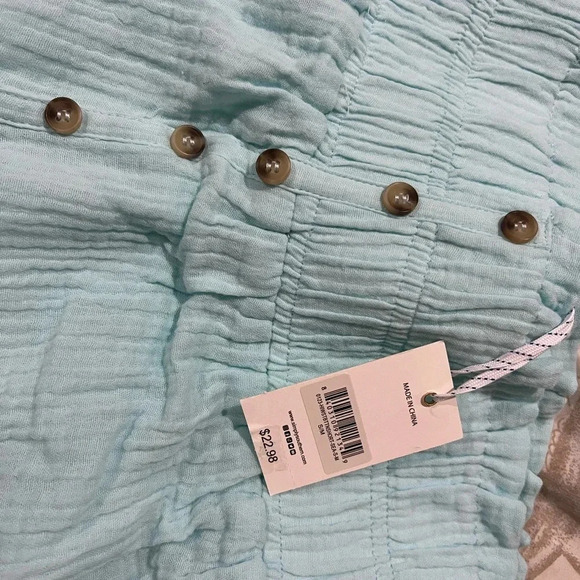 COPY - NWT Simply Southern High Waist Button Short Taffy Pink Size Small/Medium - Picture 2 of 5